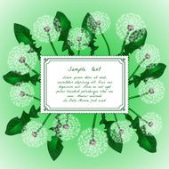 Floral design Dandelion N4