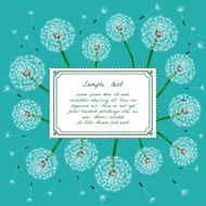 Floral design Dandelion N6
