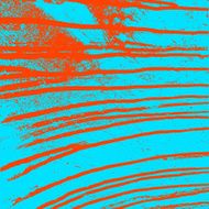 Texture blue wall with bloody red stains Vector illustration