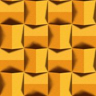 Abstract paneling pattern - seamless background orange texture N3