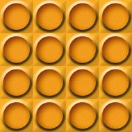 Abstract paneling pattern - seamless background orange texture N4