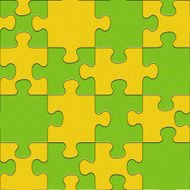 Abstract puzzles pattern - seamless background citrus texture