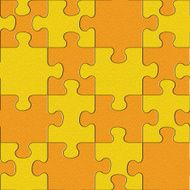 Abstract puzzles pattern - seamless background citrus texture N2