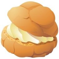 cream puff illustration