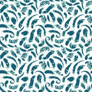 Feathers seamless pattern N20