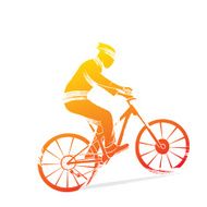 cycling sports design vector