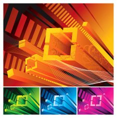 Futuristic 3d background