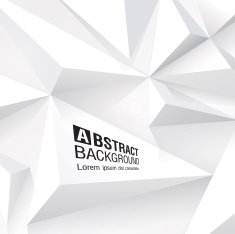 White geometric Vector background
