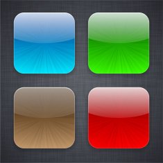 Square app template icons free image download