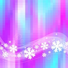 Winter background with snowflakes N17