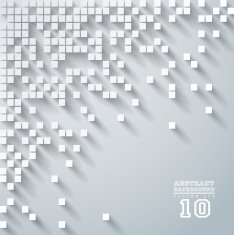 Abstract 3D Cube Design Geometric background N6