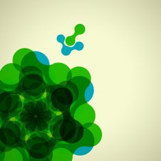 abstract green biotechnology shape background N2