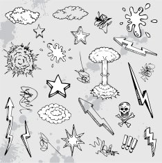 Hand drawn cartoon design