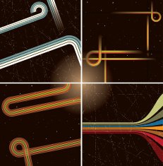 Retro style backgrounds N2