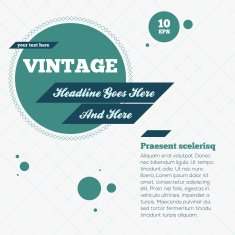 Abstract Vintage Background Vector Illustration N2