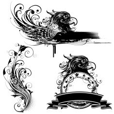 Grunge design set N5