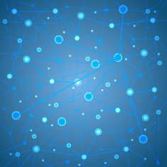 Abstract Blue Technology Background N10
