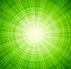 Two credit green light abstract background N3