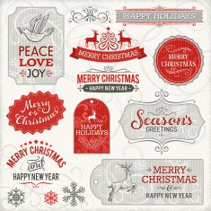 Christmas labels N36