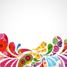 abstract floral background N334