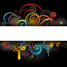 Color banner background design N2