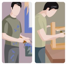 Worker Vector Illustrations Series N2
