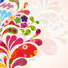 abstract floral background N335