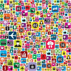 Business related infographics wallpaper background N2