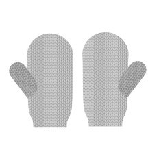 Knitted warm mittens Wool Winter clothing accessories Mittens N2