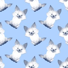 Kitten Cute baby pattern 1 N2