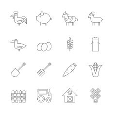 farm icons Set N8