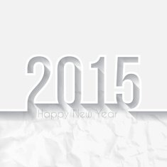 Happy New Year 2015 - Paper Design