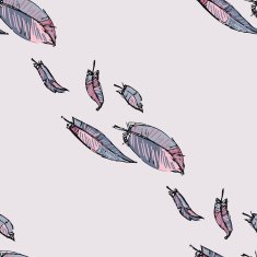 Seamless pattern with feathers N65