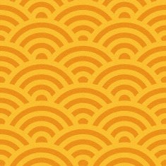 Abstract wavy pattern - seamless background orange texture