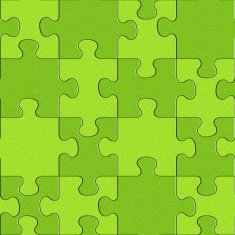 Abstract puzzles pattern - seamless background lime texture