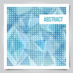 Layout page vector design template with abstract molecular connection theme