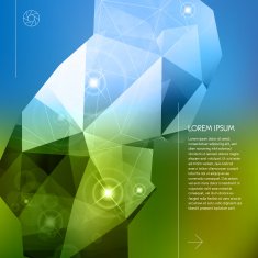 Abstract polygonal background N166