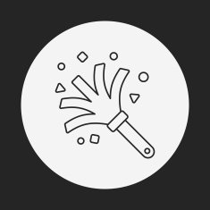 feather duster line icon N7