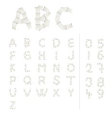 paper alphabet letters N5