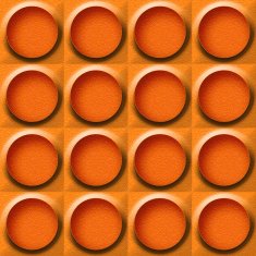 Abstract paneling pattern - seamless background tangerine texture