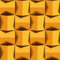 Abstract paneling pattern - seamless background orange texture N3