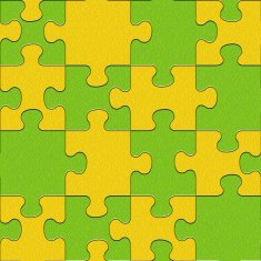 Abstract puzzles pattern - seamless background citrus texture
