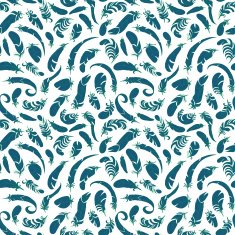Feathers seamless pattern N20
