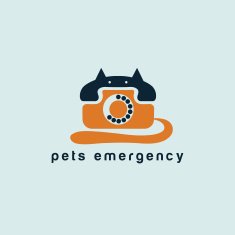 phone in a form of cat concept