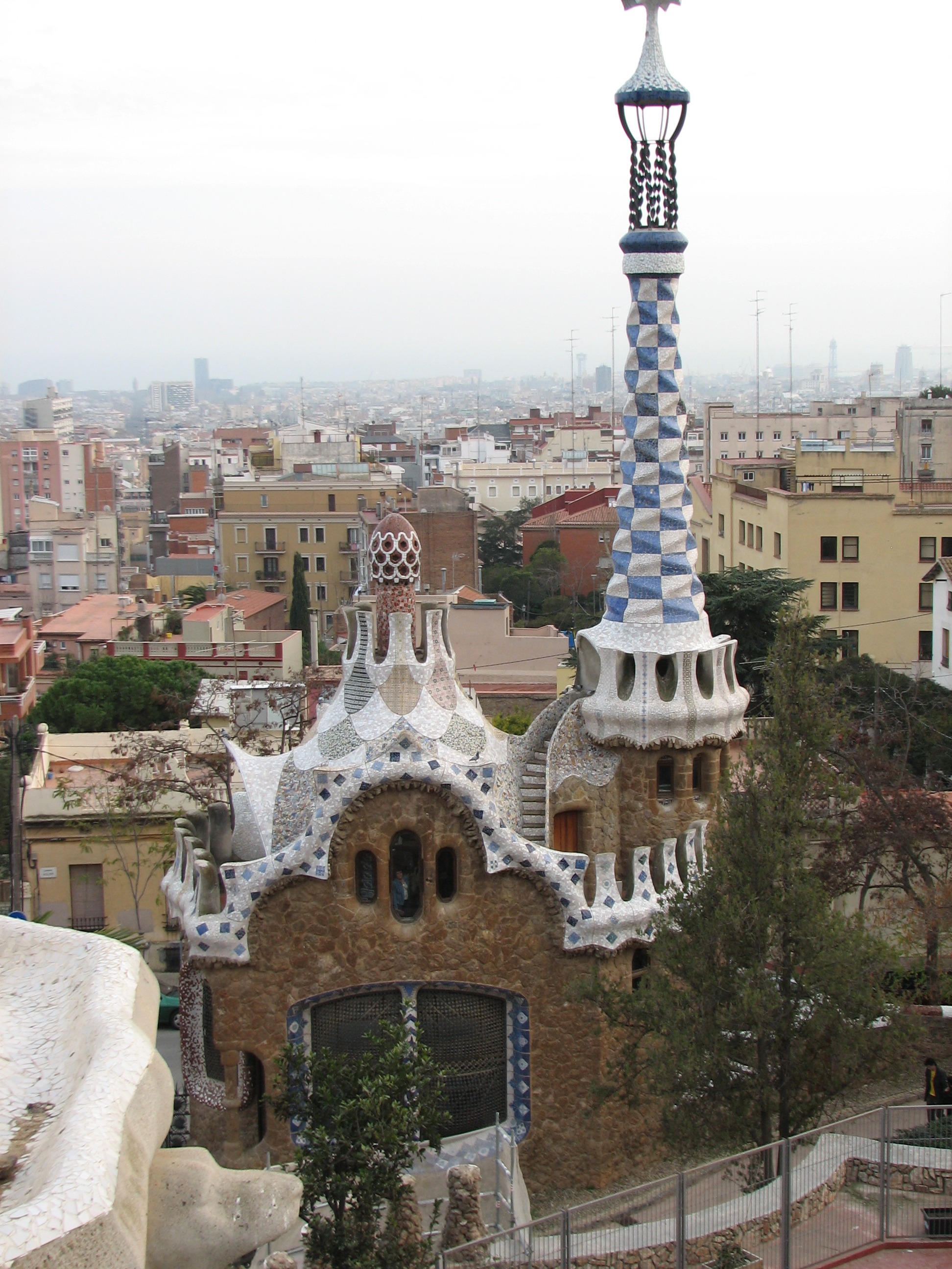 Tower in barcelona free image download