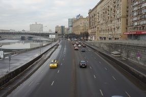 highway in Moscow, Russia