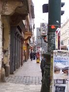 pedestrian zone in downtown, czech, prague