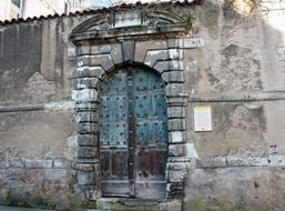 doors of a medieval building