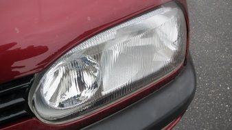 car headlights of Volkswagen