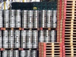 Beer barrels in stock